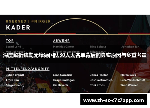深度解析穆勒无缘德国队30人大名单背后的真实原因与多重考量
